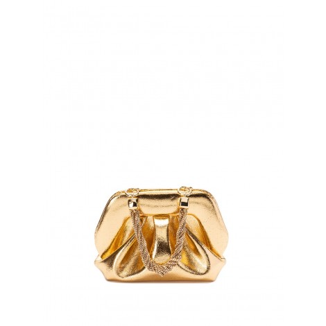 Themoirè `Gea Palma` Clutch Bag