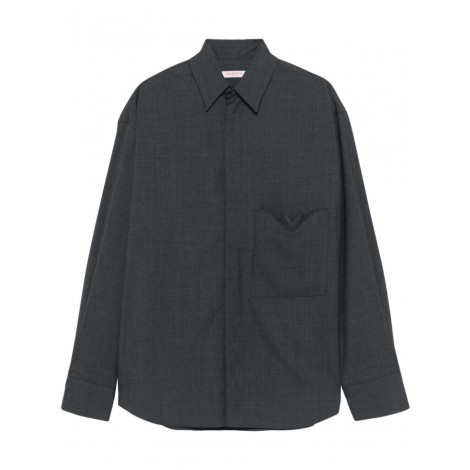 Valentino Garavani `V Detail` Long Sleeve Shirt