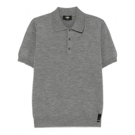 Fendi `Ff` Embossed Polo