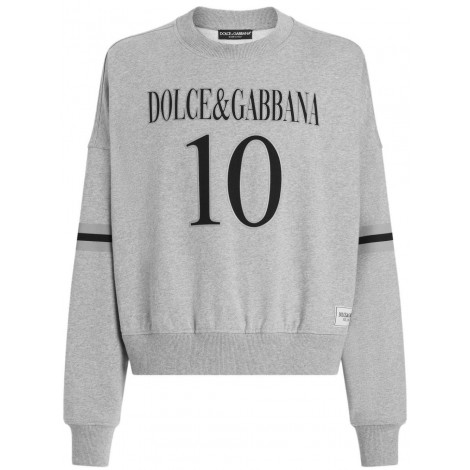 Dolce & Gabbana Long Sleeve Crew-Neck Sweatshirt