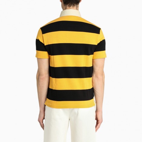 Black And Yellow Striped Polo Shirt Shopenauer
