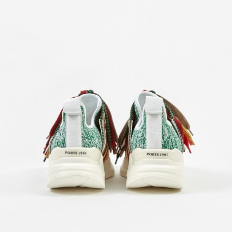 Knitwear lace trainers