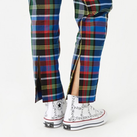 Check long trousers - multi