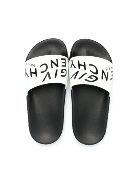 givenchy logo sandals