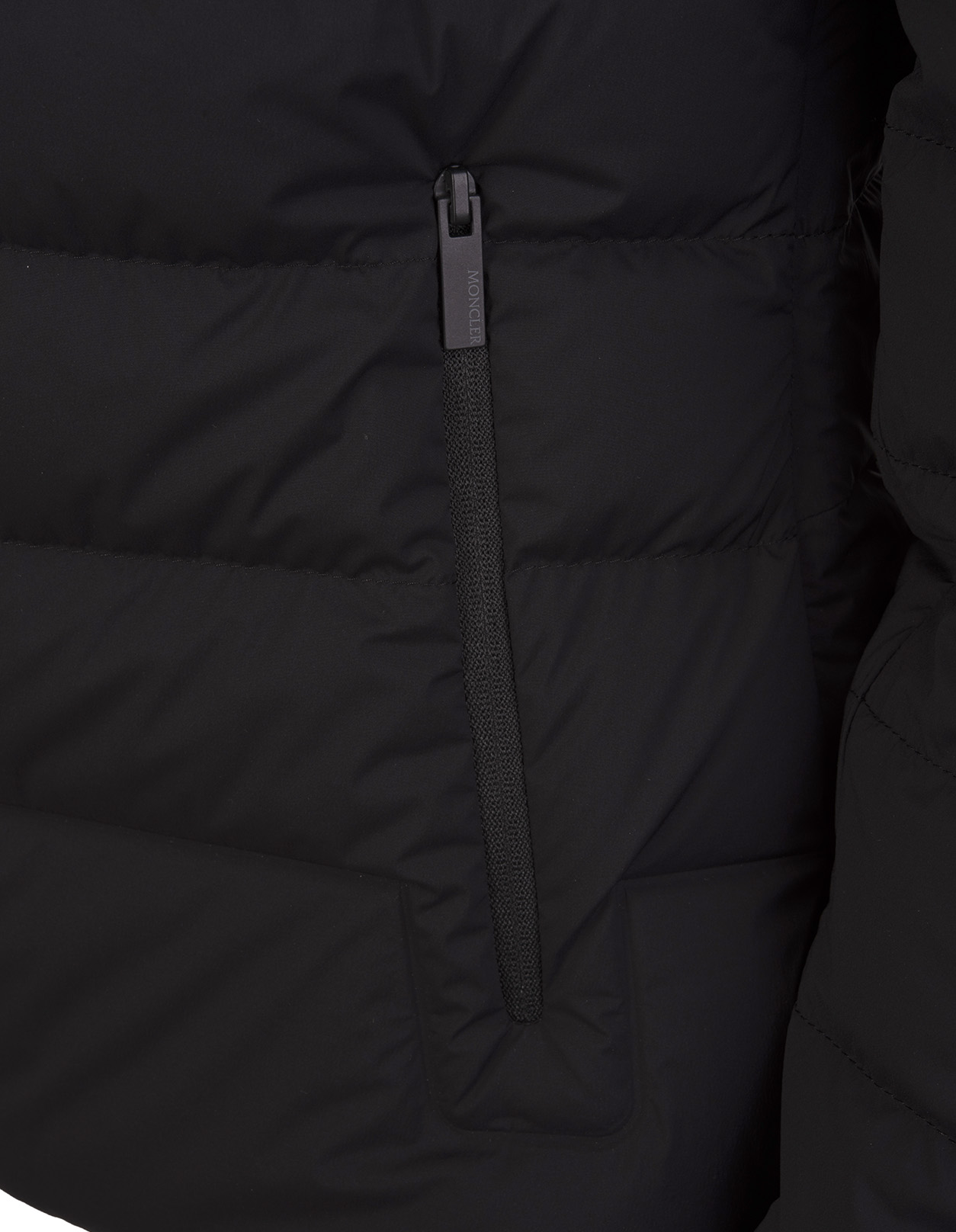 moncler zipped padded jacket