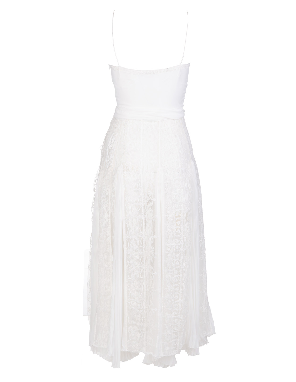 dress the population marie lace midi dress