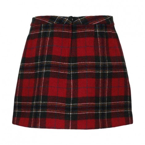 checkered skirt size 4