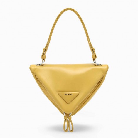 Yellow Mini Triangular Bag