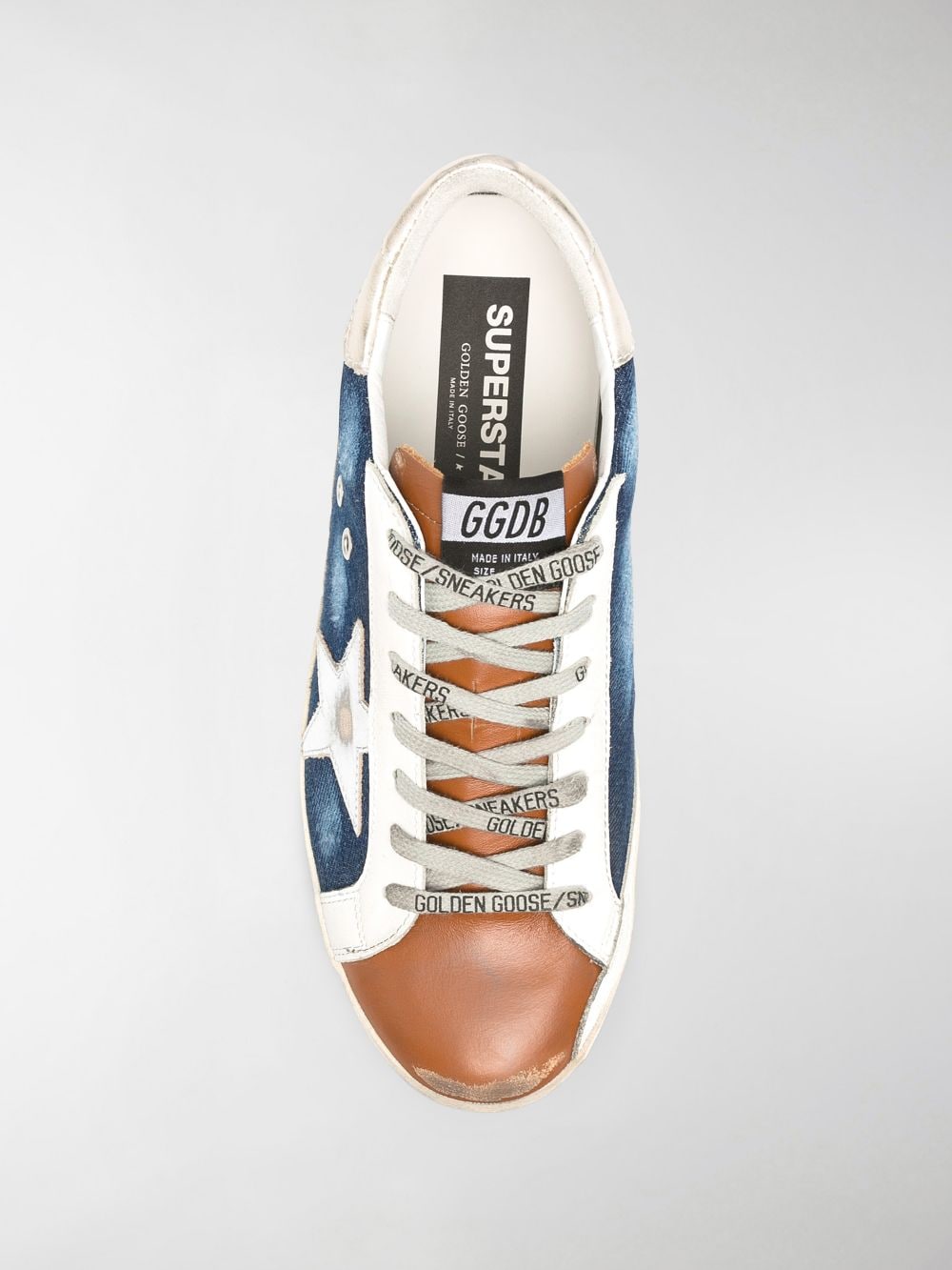 superstar bianche blu