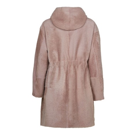 Cashmere Parka Lined With Shearling, Reversible