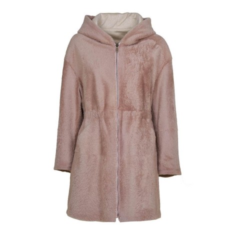 Cashmere Parka Lined With Shearling, Reversible
