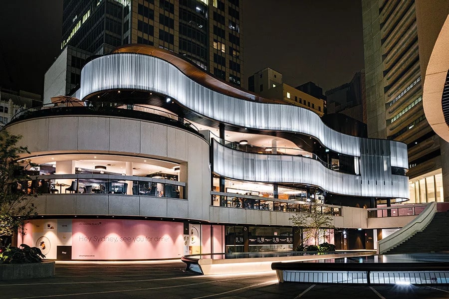 Exterior of the new Brunello Cucinelli boutique on Castlereagh Street in Sydney