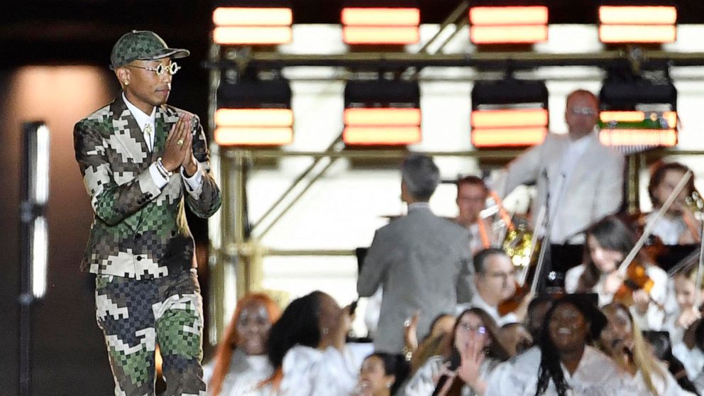 Pharrell Williams, creative director of Louis Vuitton menswear
