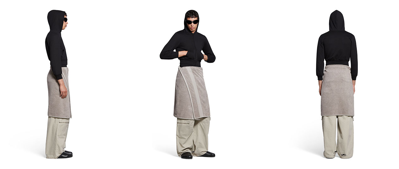Niente più ritardi se indossi la Towel Skirt!