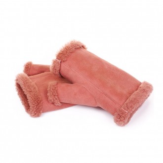 Sartoria Lionora fingerless gloves with fur detail