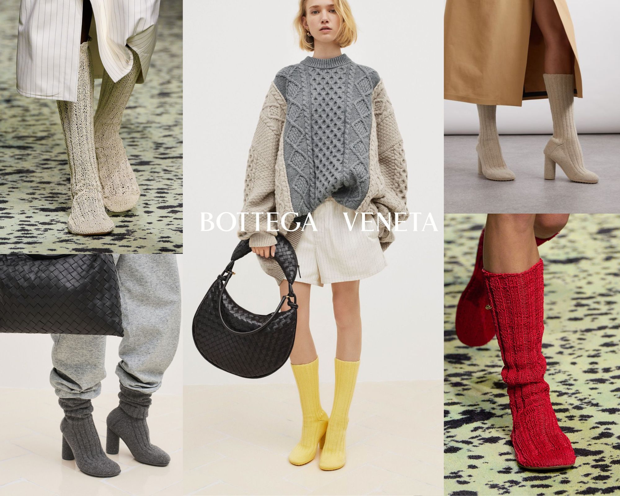 Socks boots by Bottega Veneta: gli stivali tricot più avantgarde di questo autunno inverno!