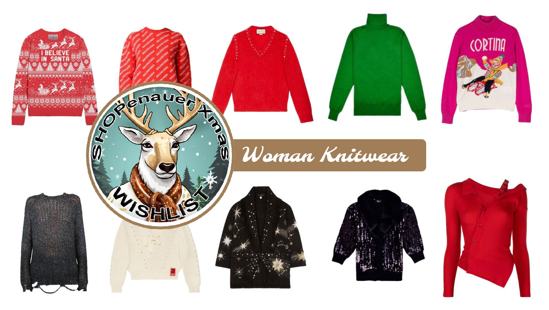 LA CHRISTMAS WISHLIST DI SHOPenauer: maglioni per lei