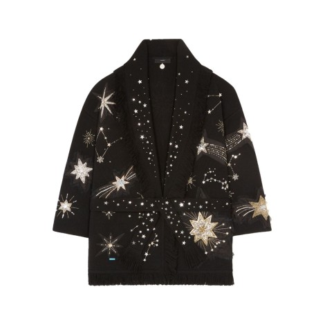 Cardigan Alanui The Wandering Star in maglia jacquard