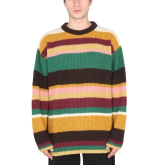 YMC knitted sweater with contemporary design