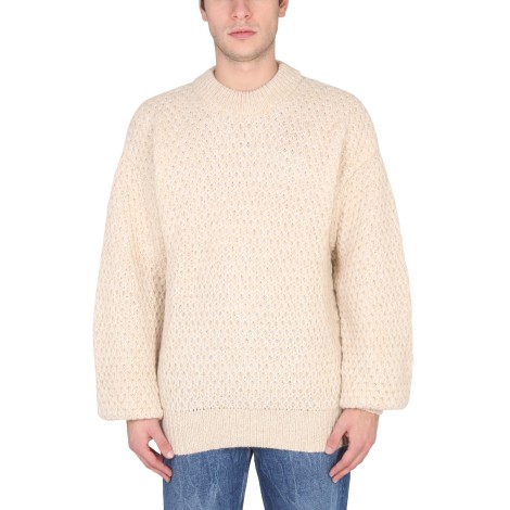 Sefr Leonard sweater with V-neck and oversized fit