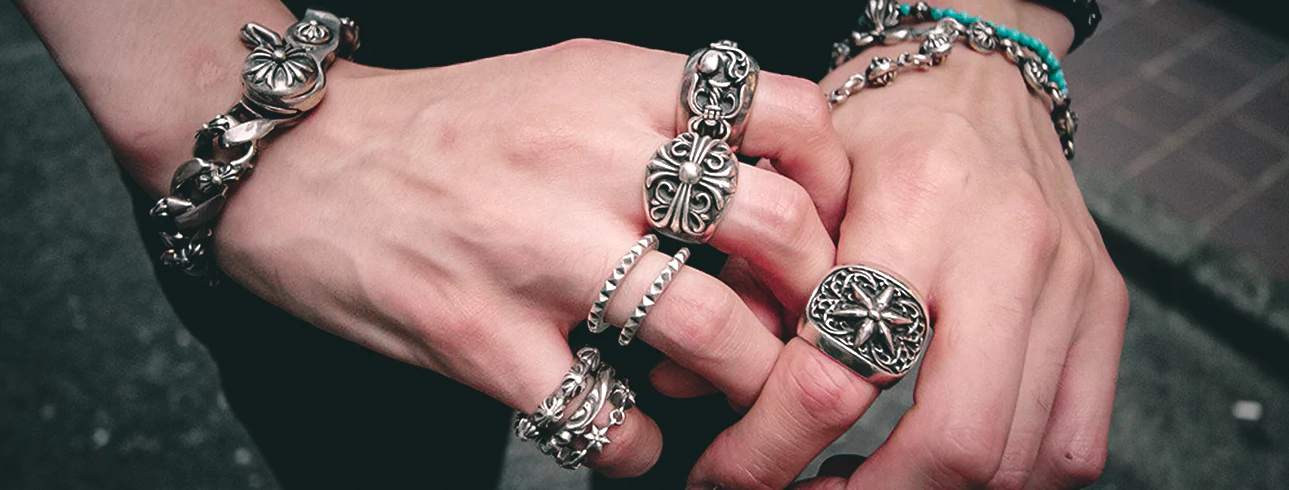 Customized leather jackets from the early days of Chrome Hearts