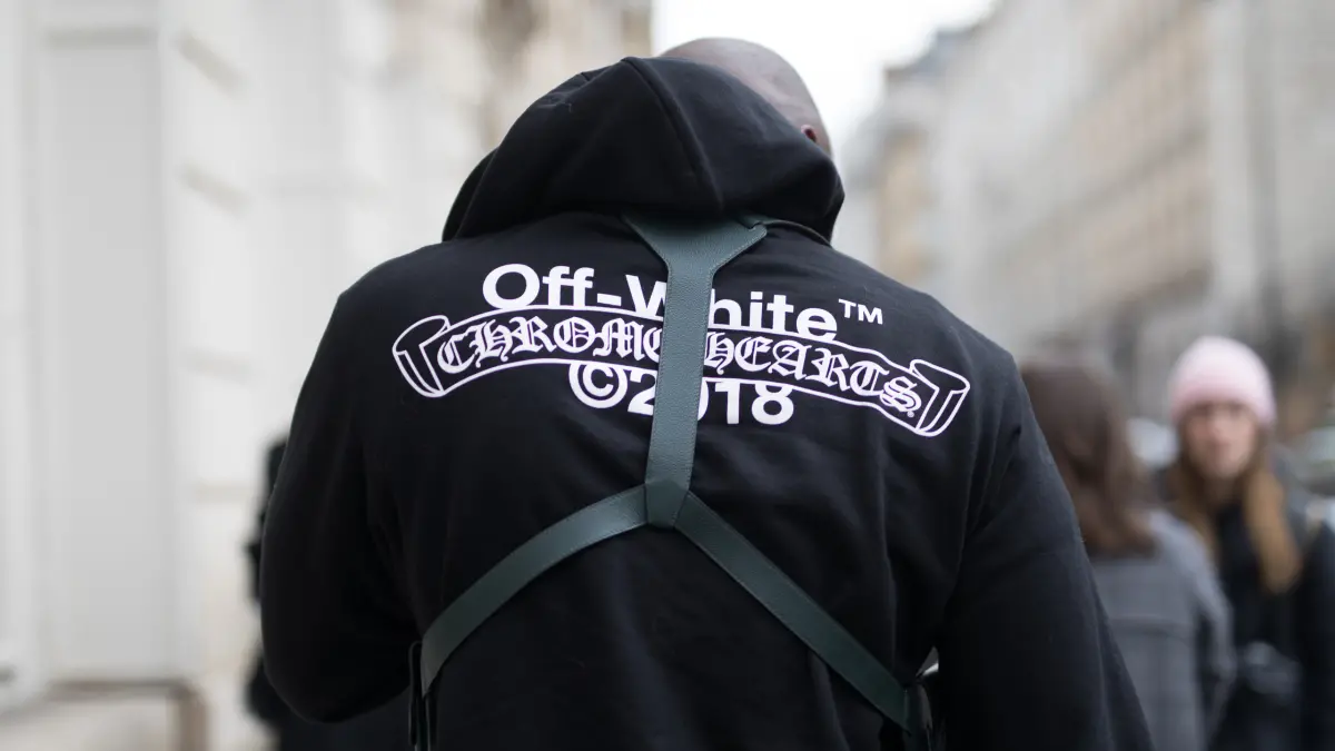 Pieces from Chrome Hearts collaborations with Rick Owens and Off-White