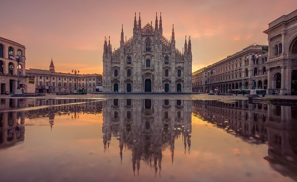 Runway show at Milan Fashion Week autumn winter 2024 2025