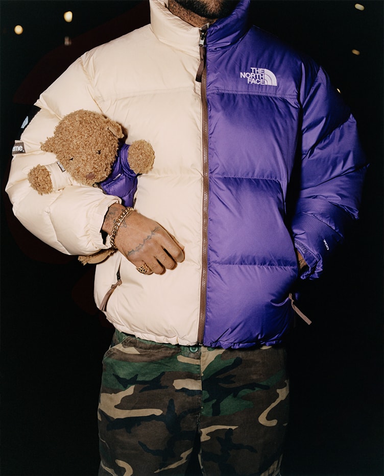 Giacca componibile Supreme x The North Face in colorazione camo