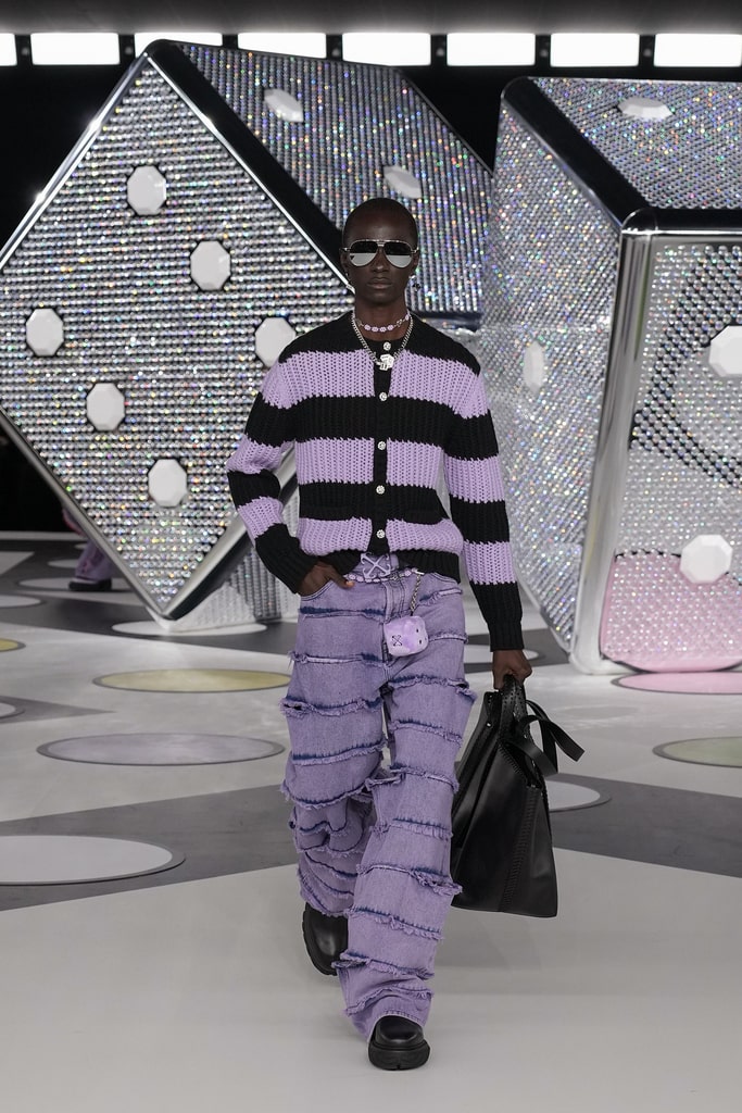 Men's and women's looks from Ib Kamara's Off-White collection