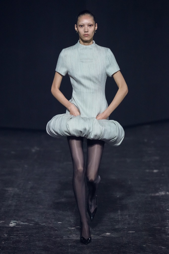 Bodysuit jacket from Coperni's futuristic collection in Paris