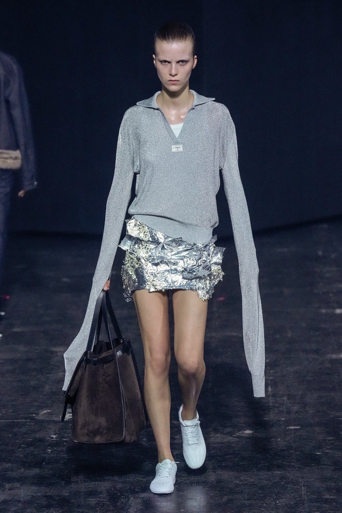 Coperni bag encased in plastic like an alien artifact
