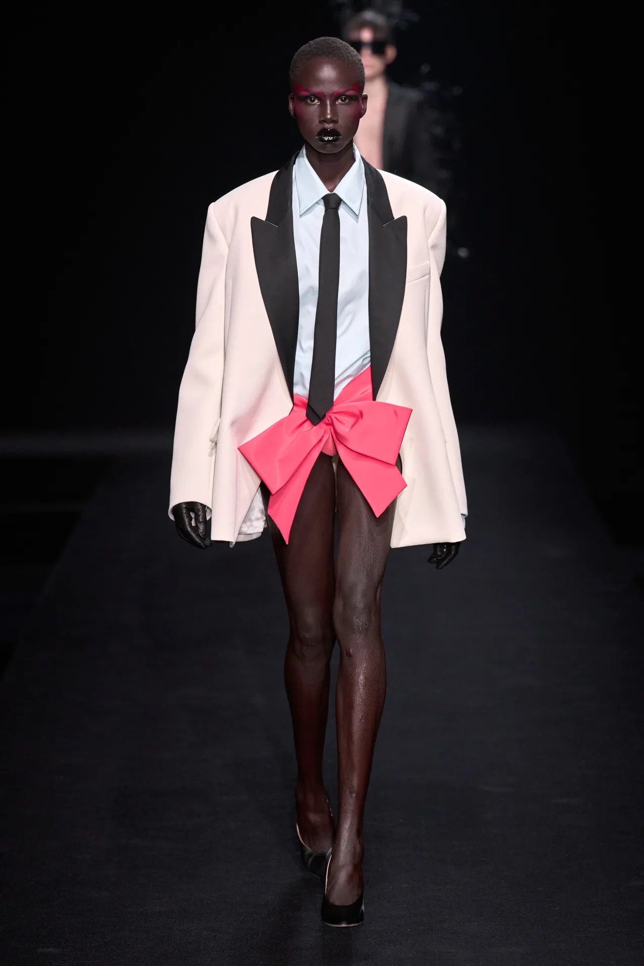 Valentino couture look created by Pierpaolo Piccioli on the runway