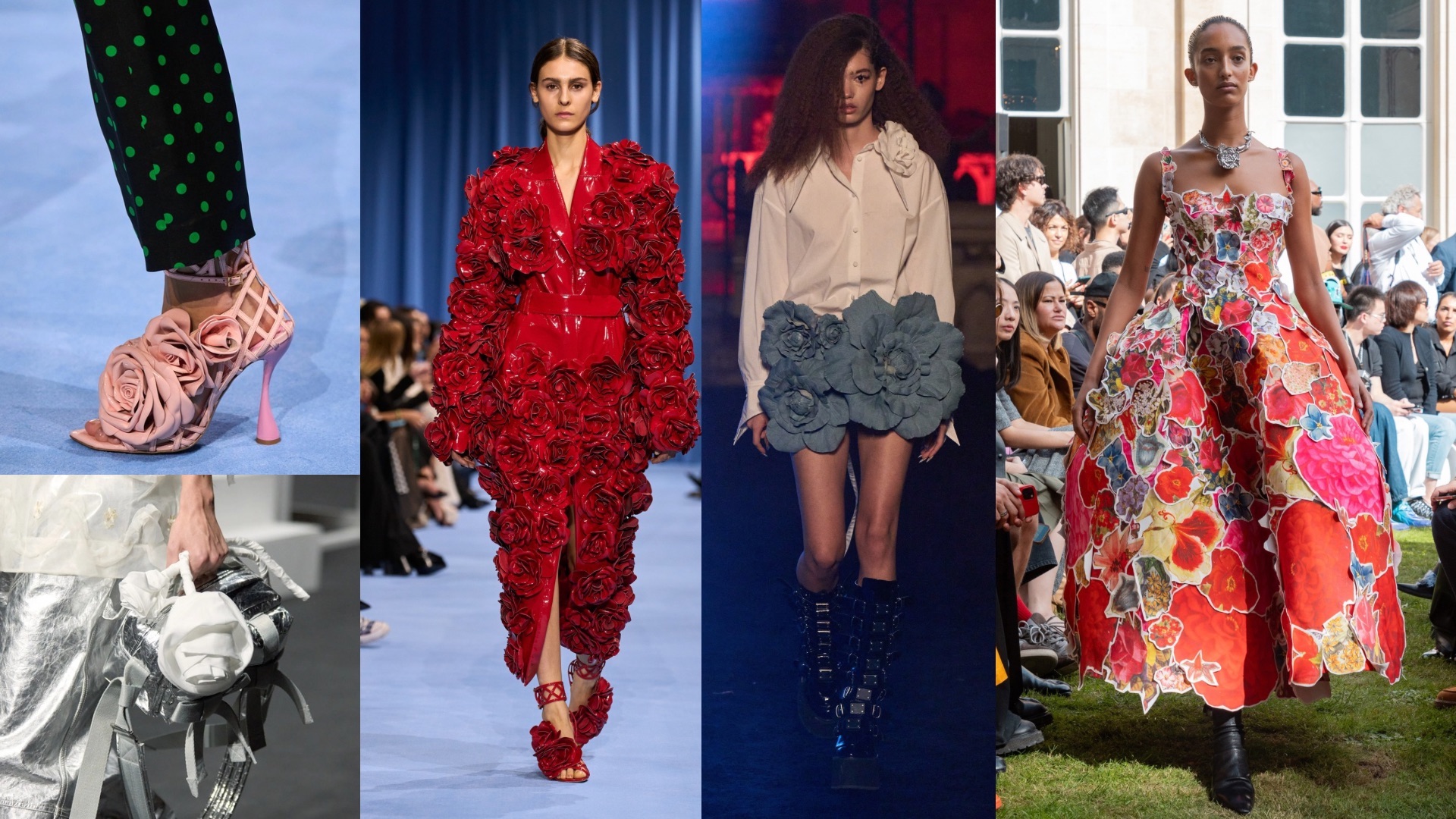 Maxi Flowers: The 3D Trend for Spring-Summer 2024