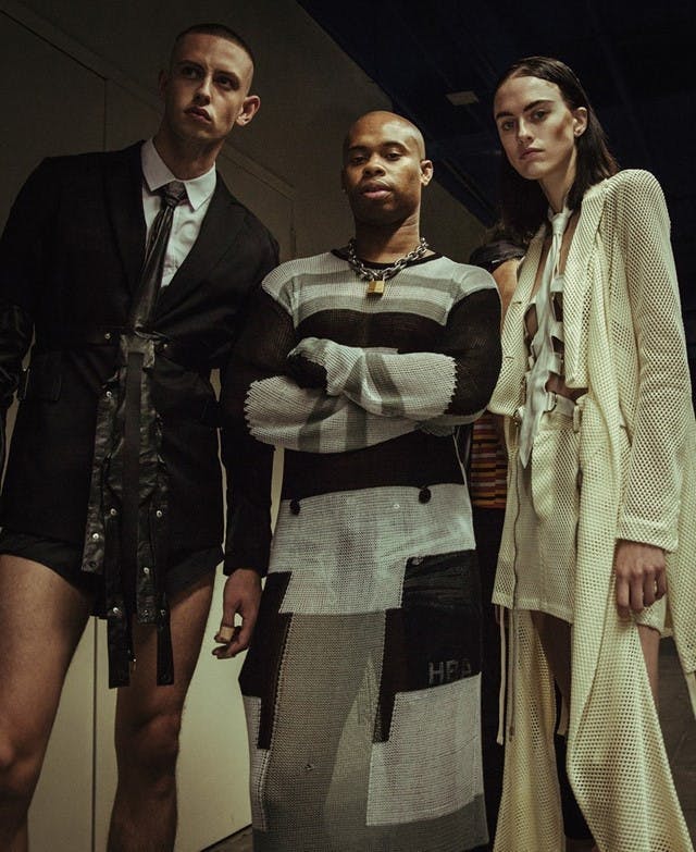 Pieces from the Jean Paul Gaultier capsule designed by Shayne Oliver