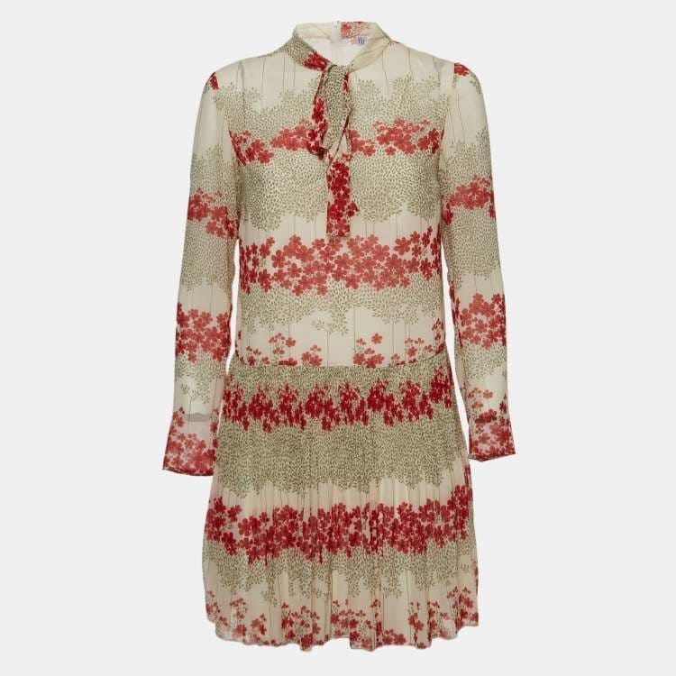 Abito midi Valentino con stampa floreale sofisticata