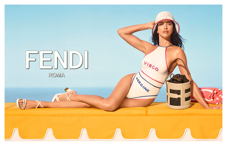 Fendi lancia una capsule collection ispirata all'astrologia con Irina Shayk