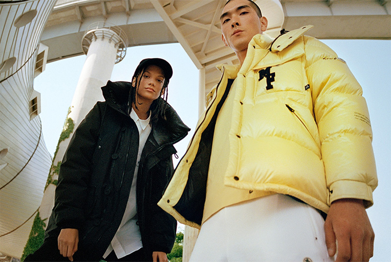Moncler x FRGMT Love Is Human campaign shot by Xavier Tera