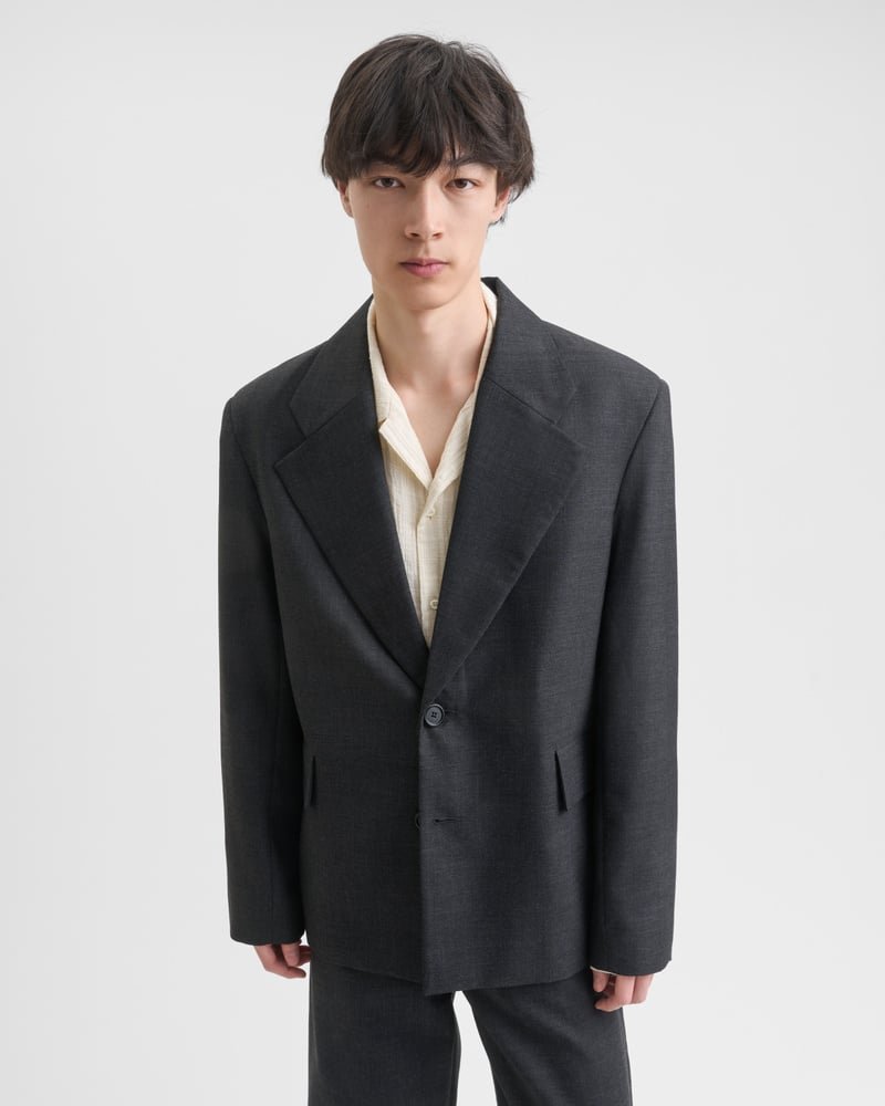 Séfr FW26, Amare Blazer in lana antracite (uomo)