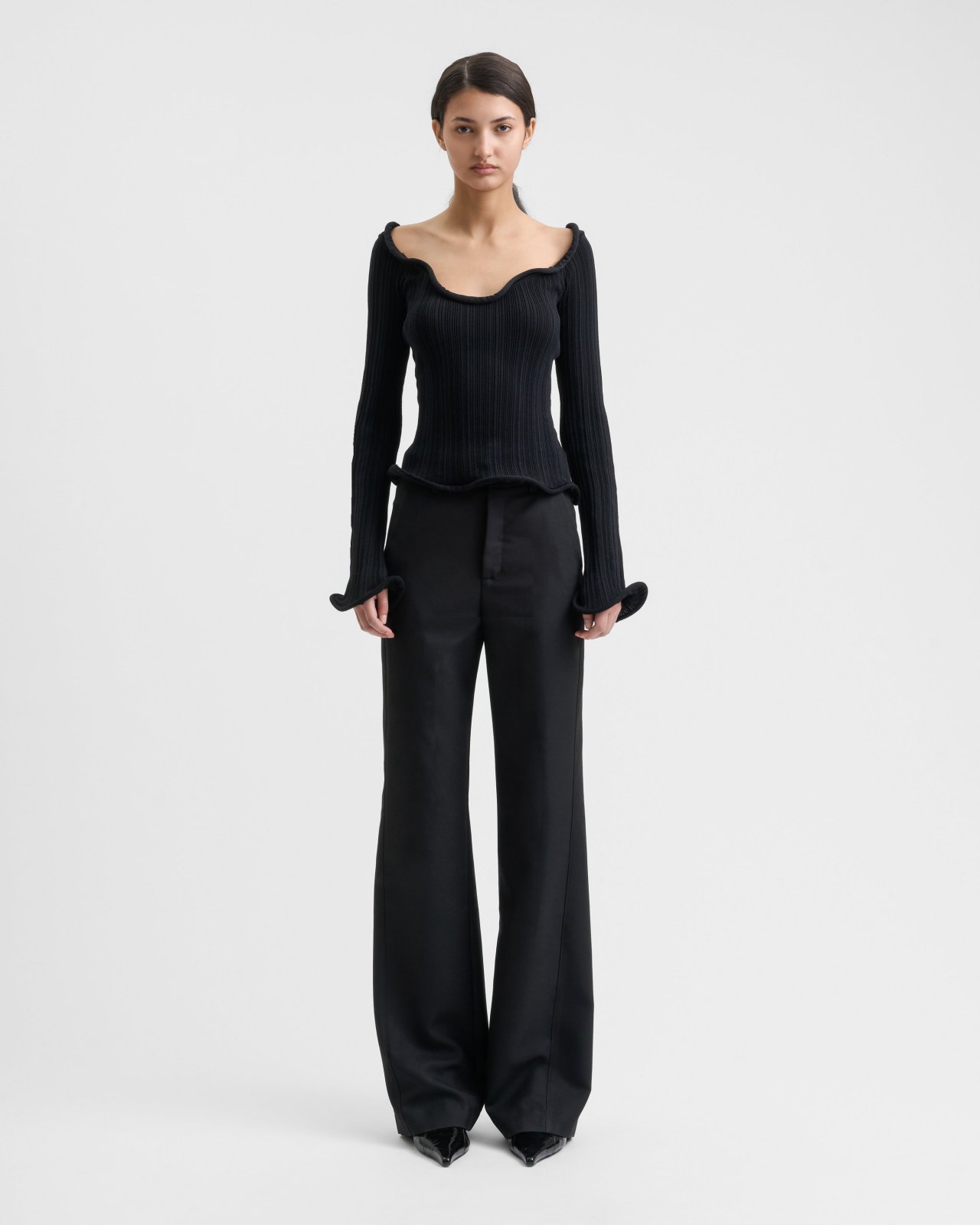 Séfr FW26, Giselle Sweater a costine (donna)