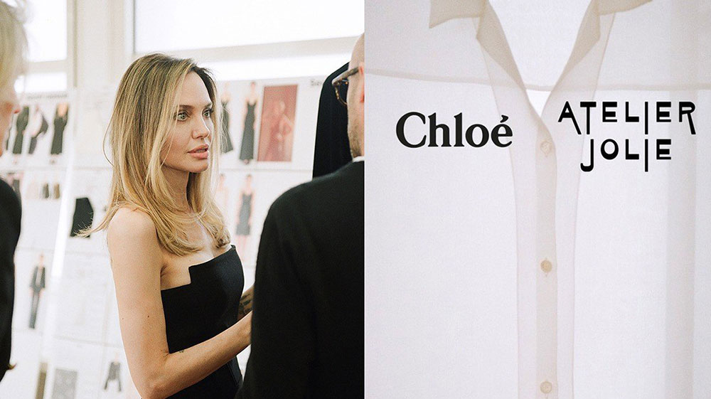 Chloe x Atelier Jolie capsule look, an exercise in modern femininity with Angelina Jolie's atelier