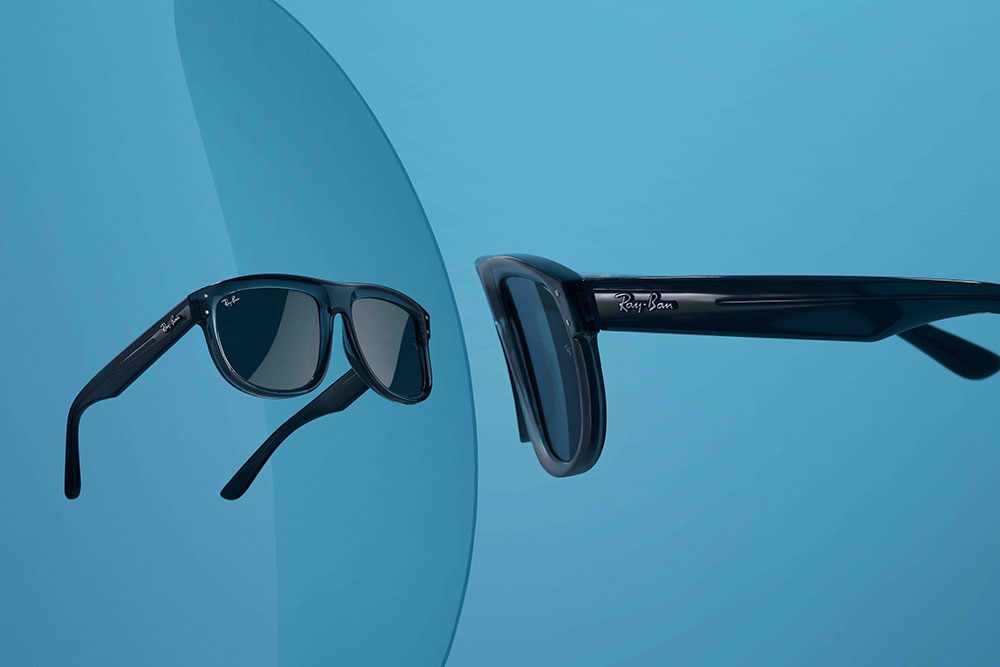 Ray-Ban Reverse frames made of sustainable bio-acetate