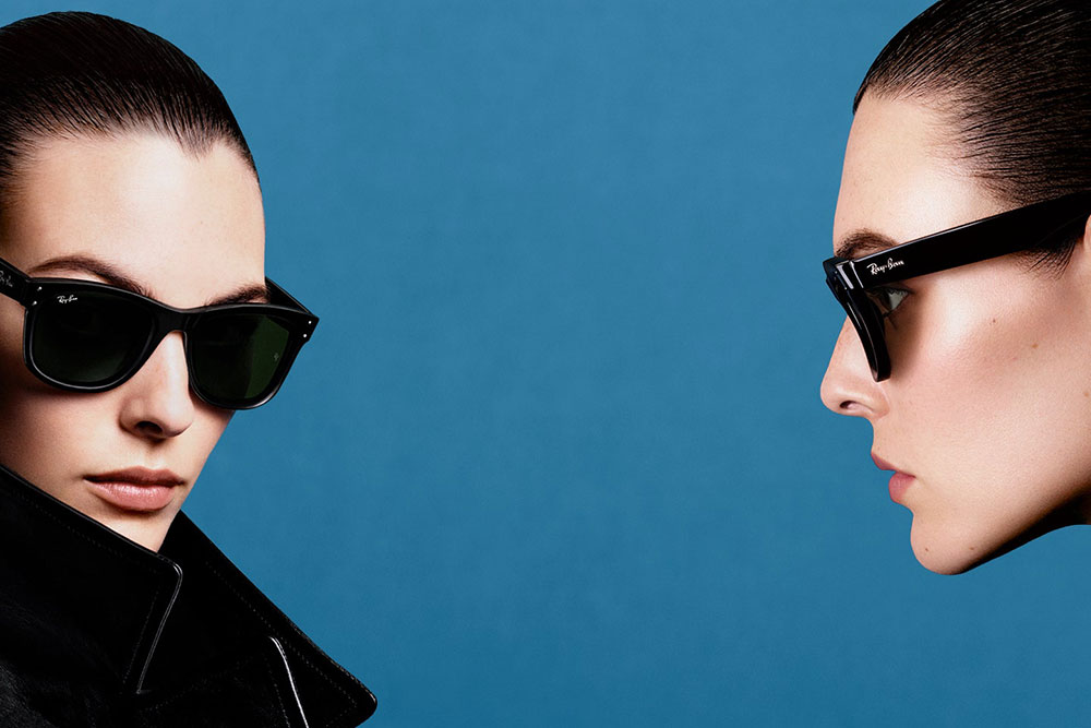 The Italian supermodel fronting the Ray-Ban Reverse campaign
