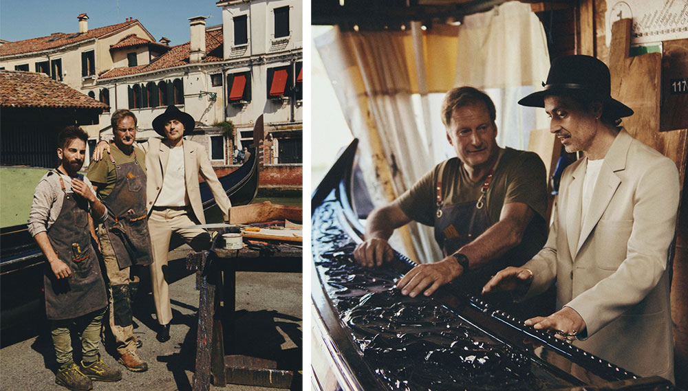Ospiti creativi all'evento di lancio Golden Goose a Venezia
