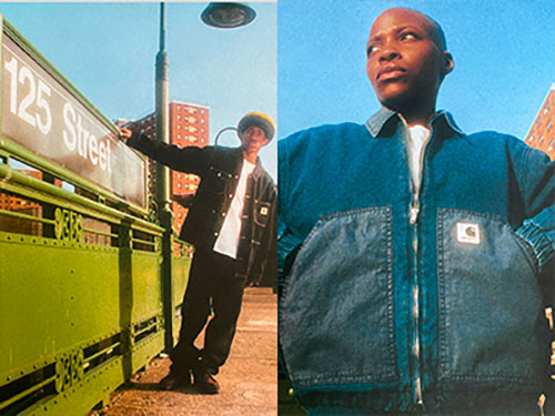 Denim look from the Carhartt WIP Boroughs SS23 campaign