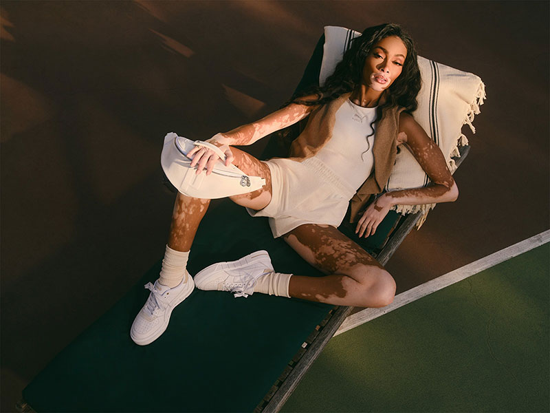 Puma presents the new sneaker with model Winnie Harlow