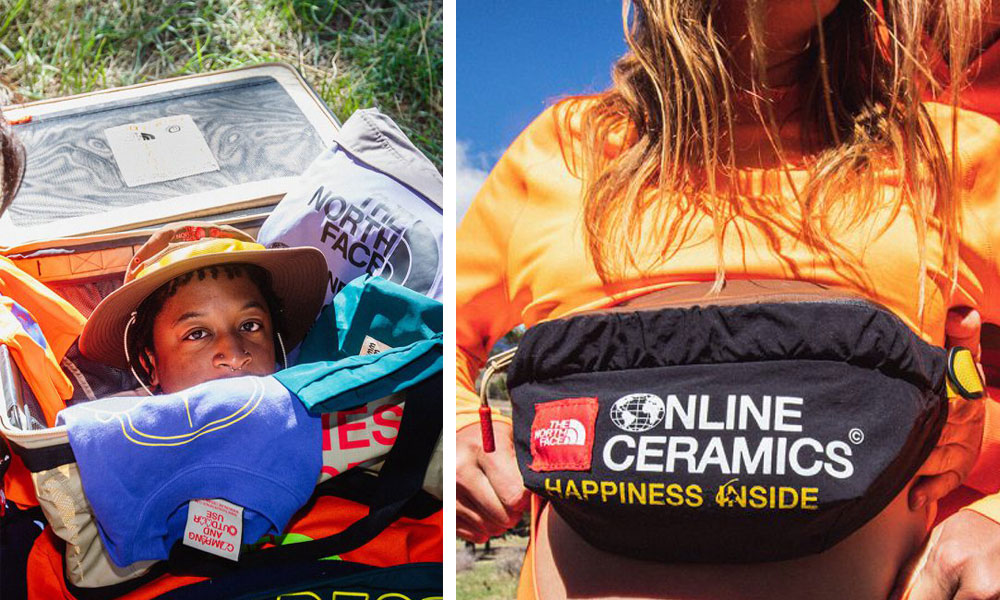 The North Face X Online Ceramics: the partnership between environment and fashion continues