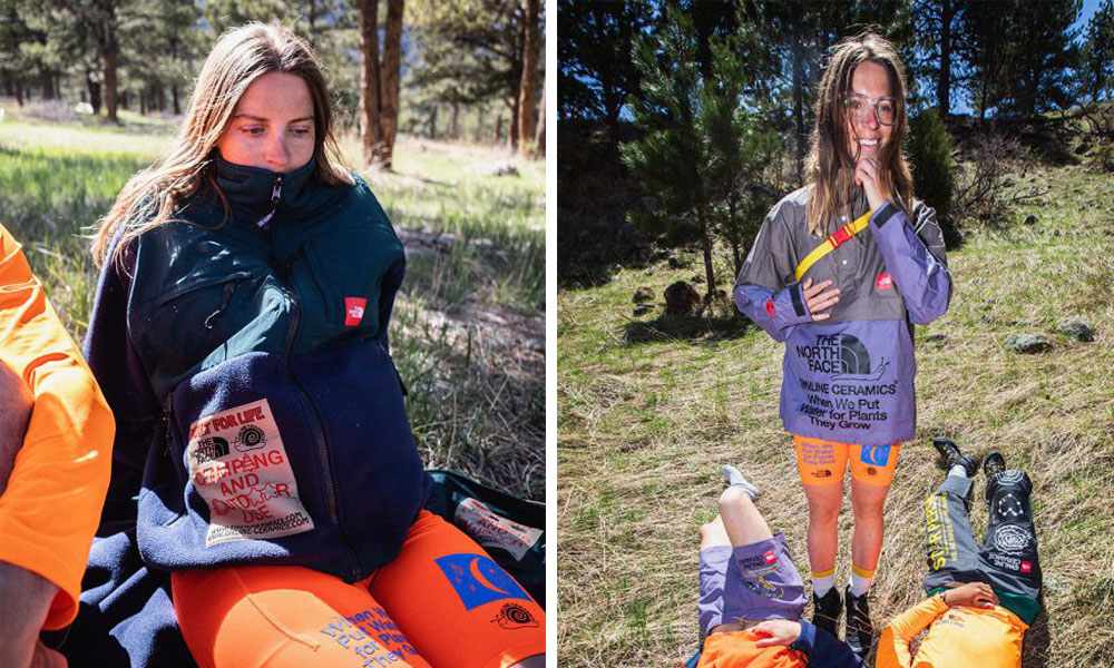 Recycled-material pieces from The North Face x Online Ceramics capsule