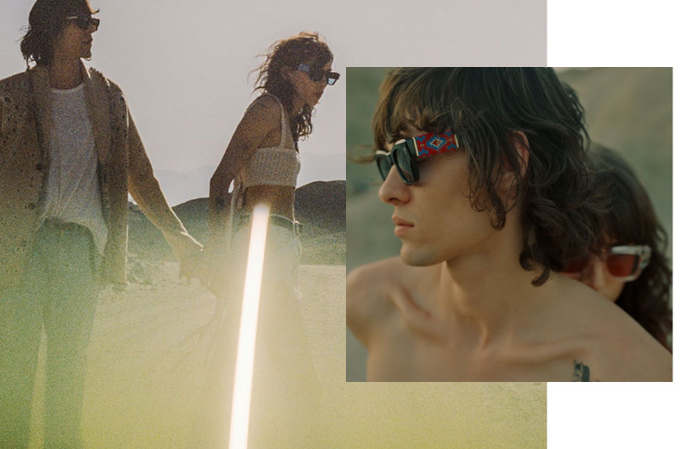 Zuma model with arrowhead details by Alanui x Jacques Marie Mage