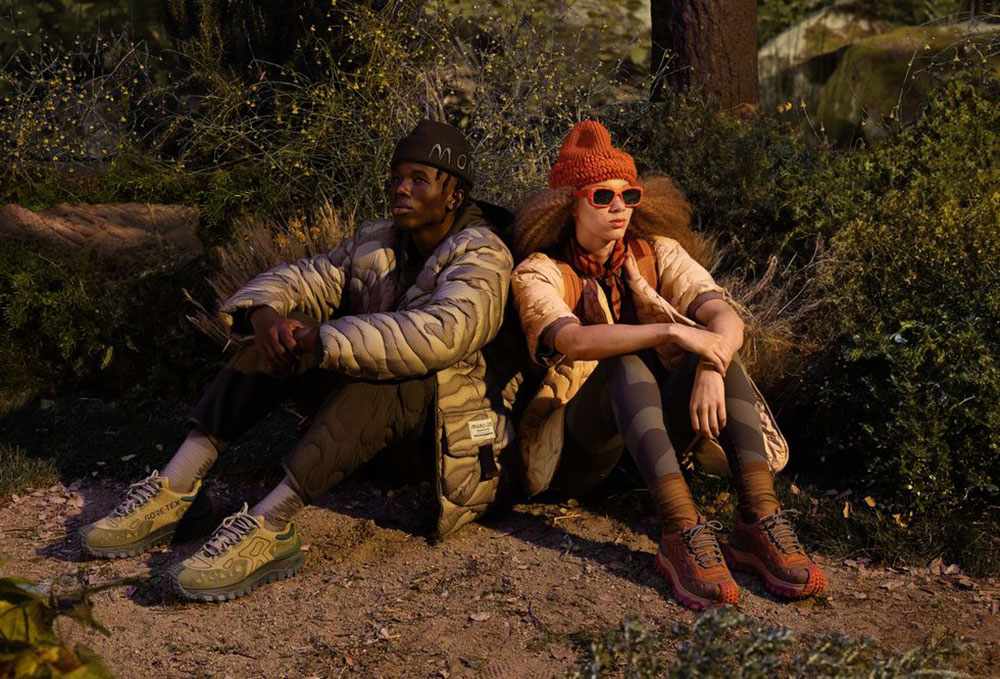 Outdoor look from the Moncler x Salehe Bembury collaboration