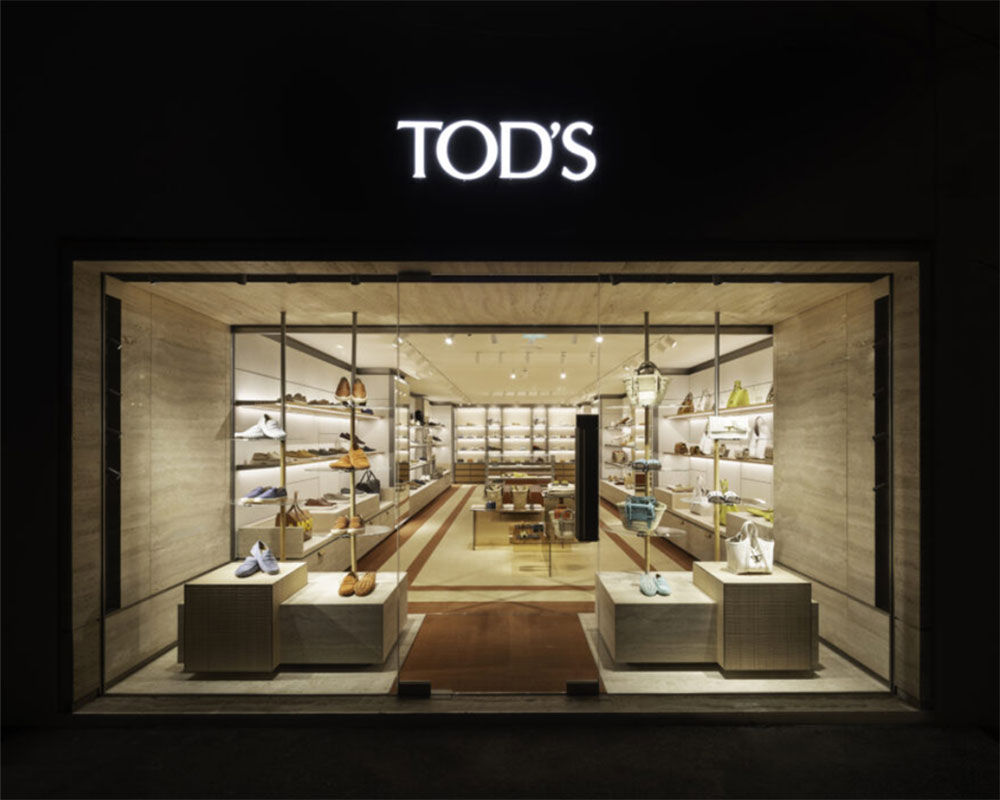 Tod's boutique storefront on rue François Sibilli in Saint-Tropez